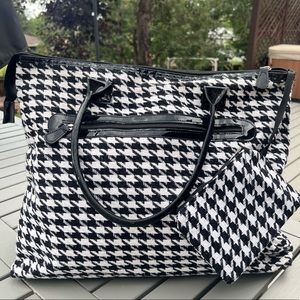 Houndstooth Mary Poppins Bag